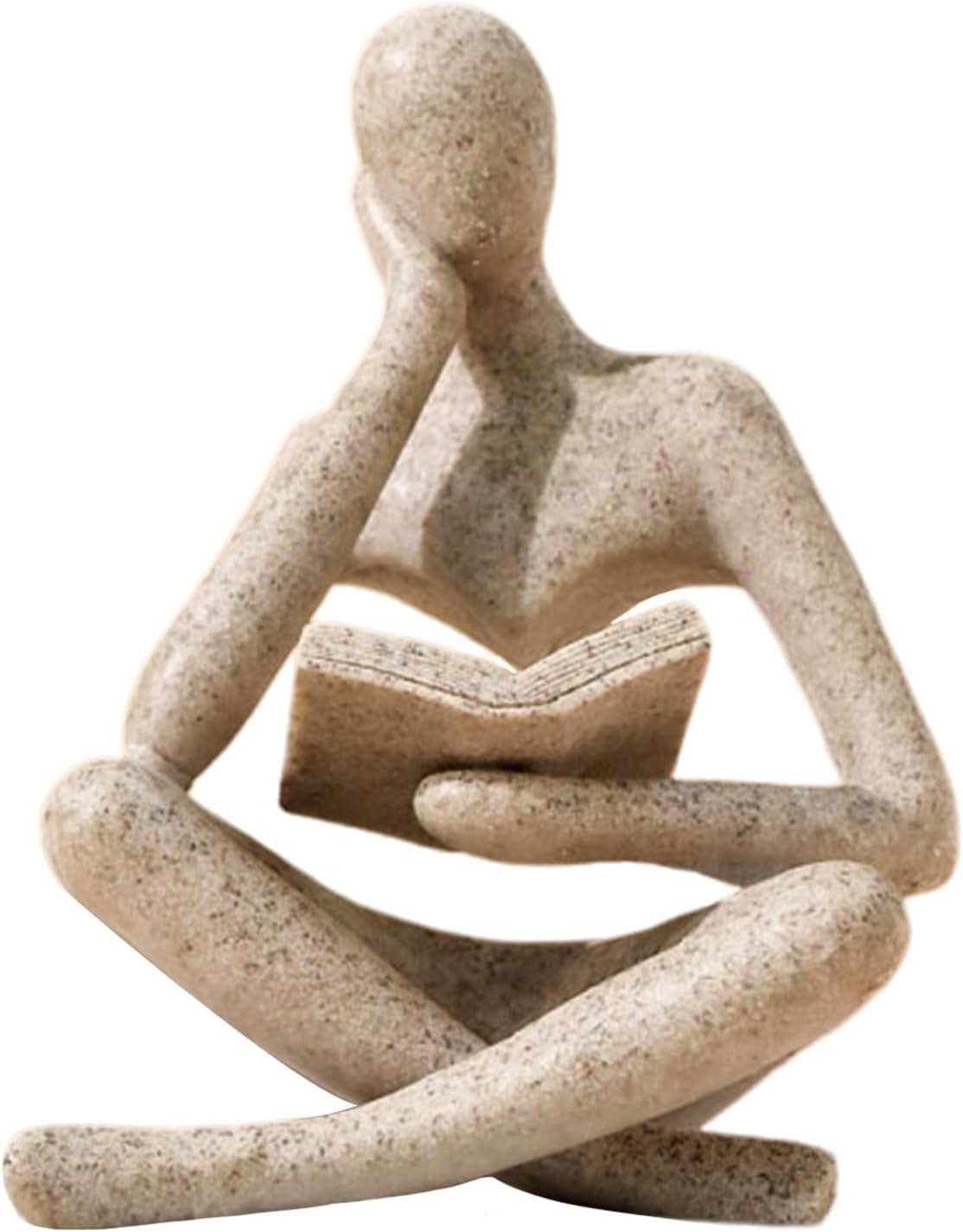 UTTCMK Bookshelf Decor Thinker Statue