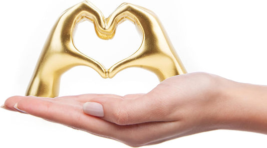 Small Heart Hands Sculpture