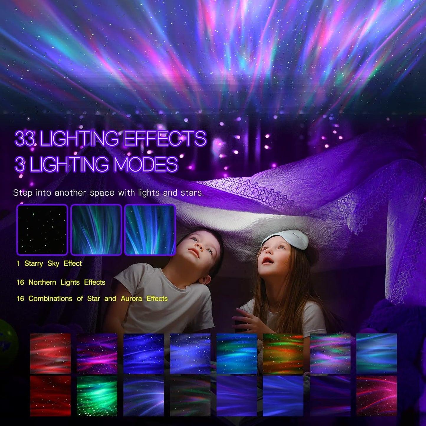 Northern Galaxy Light Aurora Projector